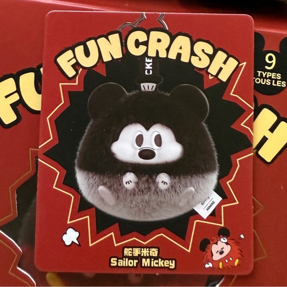 Miniso Mickey Fun Crash Blind Box Plush Pendant